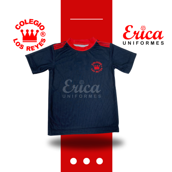 Polera deportiva Oficial Colegio Los reyes